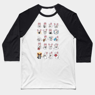 Bunny Rabbit Set 1 Baseball T-Shirt